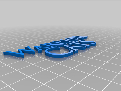 Krieger Katzen Logo Spitzhacke 3d print model - Mito3D