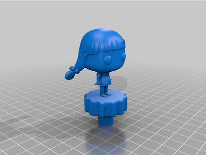 squid game funko pop doll extruder knob wl030409 3d print model - Mito3D