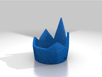 prince boules gomme couronne débordement arc ciel 3d print model - Mito3D