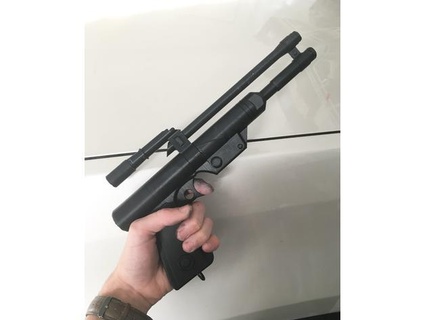 boba fett blaster pistol reprops 3d print model - Mito3D