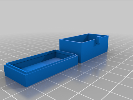 grande Minecraft inspirado caja manualidadesdier 3d print model - Mito3D