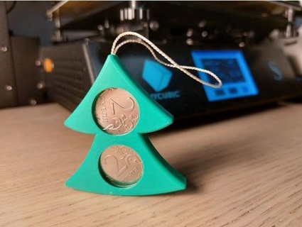 new 2022 year christmas money tree novator 3d print model - Mito3D