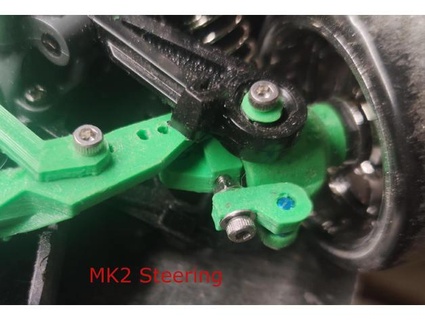 tt02 drift steering radio active 3d print model - Mito3D