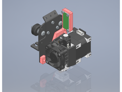 anycubic mega hemera heatsink cat 3d print model - Mito3D