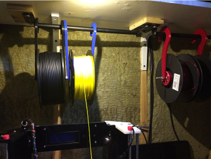 filament spool hanger piconano 3d print model - Mito3D