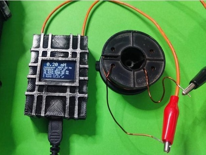 Arduino Meter Induktivität Kapazität Frequenz Abteilungen Frequenzweiche Band qlrs 3d print model - Mito3D