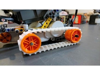 Lego Gummi Spur 36 Noppen brot 3d print model - Mito3D