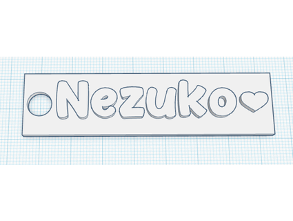 Nezuko chaveiro porte cl wo0zy 3d print model - Mito3D