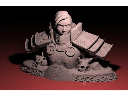 haçlı paladin büst Darius shem 3d print model - Mito3D