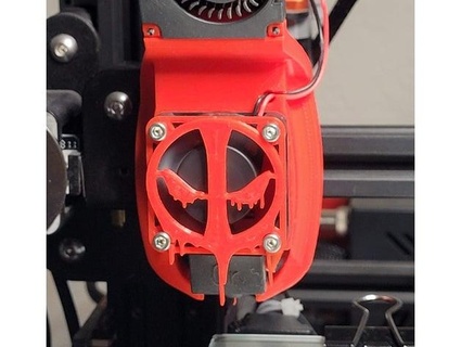 deadpool fan grill 40mm bigazzwayne 3d print model - Mito3D