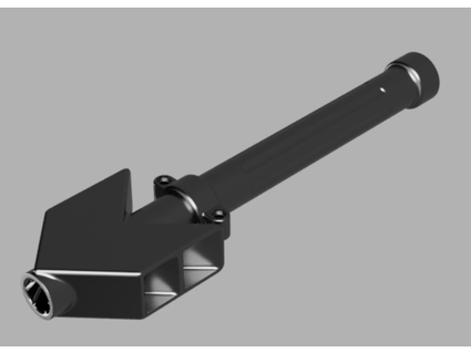 nerf longshot muzzle brake pteppic 3d print model - Mito3D