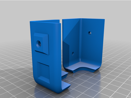 speaker cabinet corner protector toofa1 3d print model - Mito3D