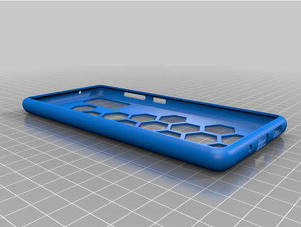 samsung s20 fe tpu hexagon case pecceg2 3d print model - Mito3D