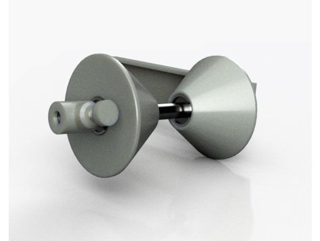 spool holder richard f 3D print model - Mito3D
