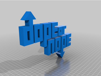 dope nope logo alexaldridge 3d print model - Mito3D