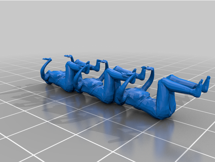 human centipede maxthe300th 3d print model - Mito3D
