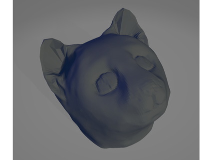 gato cabeza gwillathedragon 3d print model - Mito3D