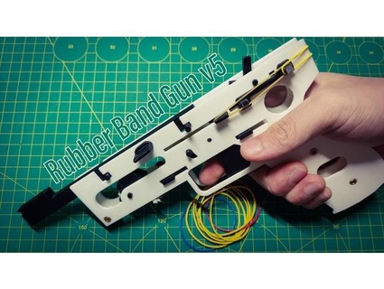 caoutchouc bande pistolet v50 lexmonde 3d print model - Mito3D