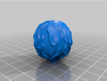 damarlı küre gwillathedragon 3d print model - Mito3D