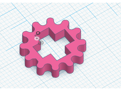 rokr 12 dente Ingranaggio thafinchie 3d print model - Mito3D