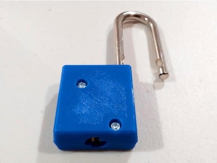 master lock 410 rattle-proof body - deeper screw holes gaellafond 3d print model - Mito3D