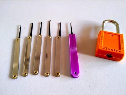 lock pick handle gaellafond 3d print model - Mito3D