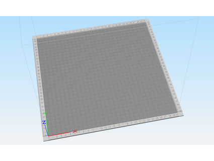 semplificare 3d 300 mm letto righello modello edugomi 3d print model - Mito3D