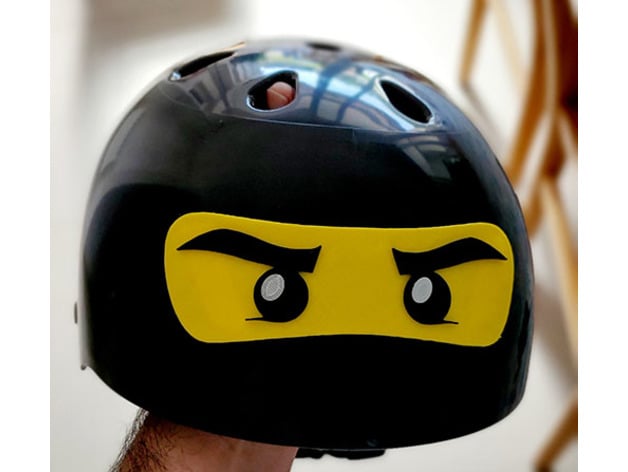 ninjago eyes helmet luciorgt 3D print model - Mito3D