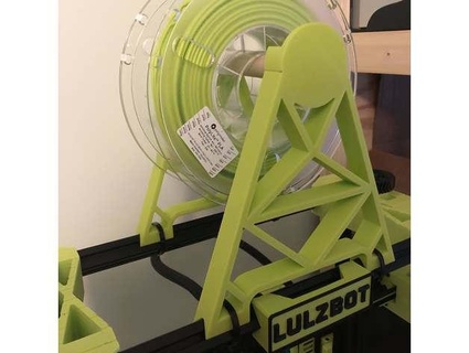 lulzbot taz sidekick spool holder top mount mrerdreich 3d print model - Mito3D
