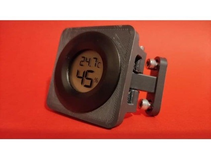 mini hygrometer thermometer mount ikea platsa montusk 3d print model - Mito3D