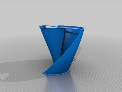 savonius rotor empilable gelé 3d print model - Mito3D
