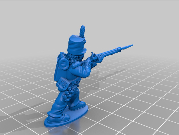 28mm fantasia napoleônico britânico infantaria história escala 3D print model - Mito3D