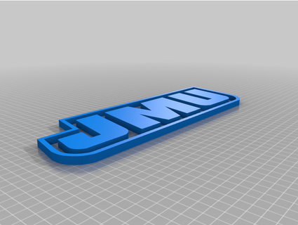 James Madison Universität Logo 3dslabster 3d print model - Mito3D
