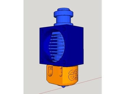 30mm ventilador mortalha Feto libélula calor pausa tjemsley 3d print model - Mito3D