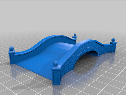 single campata calcolo strada ponte extra largo serbatoio attraversare cose in rima 3d print model - Mito3D