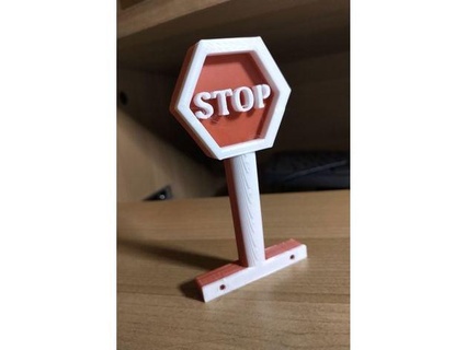 stop traffic sign petrocko 3d print model - Mito3D