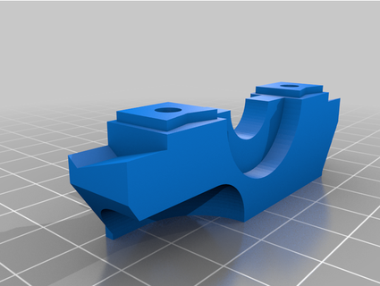 smaller pico hybrid mount creality printers tux2 3d print model - Mito3D
