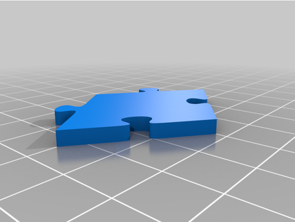 Rose apériodique puzzle pièces risque 3d print model - Mito3D