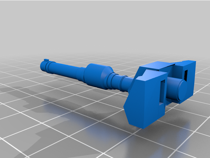 megatron tank cannon kingdom core class edit big mike 3d print model - Mito3D