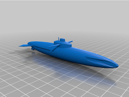 submarine seraph1906 3d print model - Mito3D
