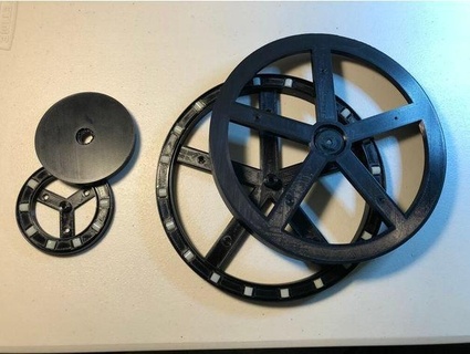 lazy susan turntable bearing using cylindrical spacers nother ngineer 3d print model - Mito3D