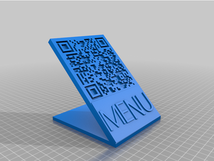 Rickroll Speisekarte Zeichen klumpige Sauermilch 3d print model - Mito3D