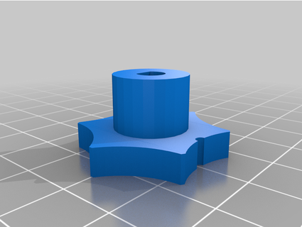 strong extruder knob v2 gfcaim 3d print model - Mito3D