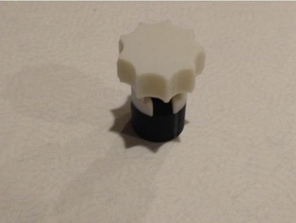 1 4 bolt knob okcazure 3d print model - Mito3D