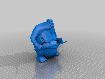 great clean one - m'lady edition notonland 3d print model - Mito3D