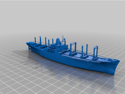 cargo ship collection deltagamma 3d print model - Mito3D