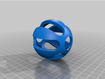 trapped ball cat toy cornonthecobv 3d print model - Mito3D