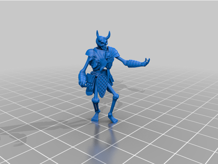Frosthaven çağırmak iskelet büyücü vekil sanaljason 3d print model - Mito3D