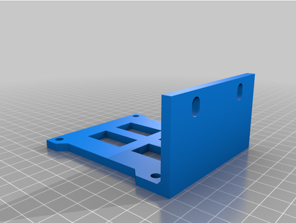 frambuesa pi 4 2u rack mount soporte orejas sprobst 3d print model - Mito3D