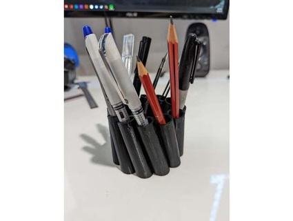torcido caneta suporte v1 ja craft and design 3d print model - Mito3D